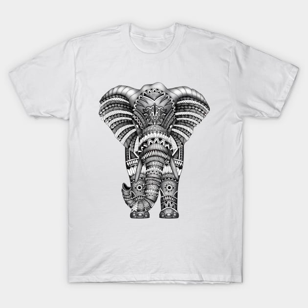 elephant with aztec pattern T-Shirt by Dezigner007